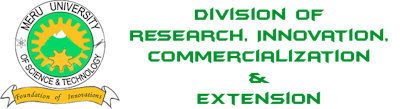 Meru University - Division of Research, Innovation and Commercialization